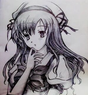 Anime Girl Sketch Wallpapers - Wallpaper Cave