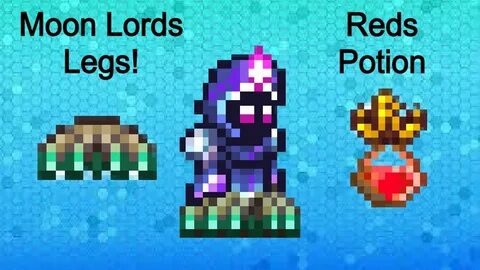 How to Get Moon Lord's Legs and Red's Potions in Terraria 1.