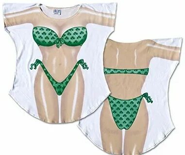 Shamrocks Bikini Body Cover-Up T-Shirt #WearIT Bikinis, Biki