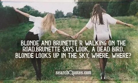 Funny blonde brunette and redhead Jokes