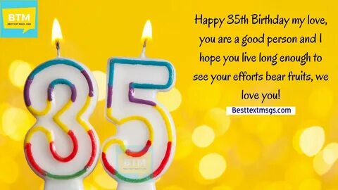 Happy 35th Birthday Images, Wishes, Quotes, Msg - HARCHAND