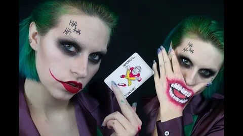Glam Joker Mashup Makeup Tutorial Not Quite 31 Days of Hallo
