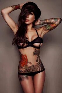 40 sexy girls with skull tattoos