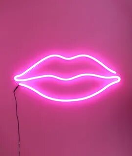 BXXLGHT Neon LED Lips Sign Light Art Neon lights bedroom, Cu