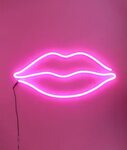BXXLGHT Neon LED Lips Sign Light Art Neon sign bedroom, Neon