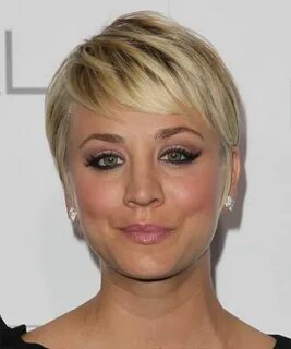 Kaley Cuoco Short Straight Golden Blonde Hairstyle Kaley cuo