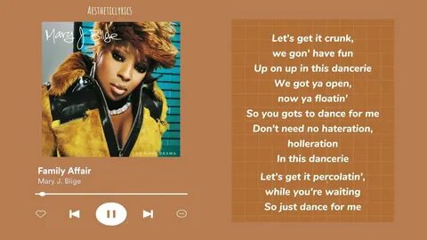 Mary J. Blige - Family Affair Lyrics (Tiktok song) - YouTube