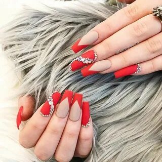 33 Red Nails Designs For Any Occasion Red nail designs, Prom