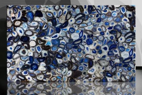Эксклюзивная коллекция AGATE BLUE в слэбах, плитка в наличии