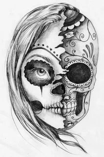 OLD WOOD RUSTED WIRES Sugar skull tattoos, Skulls drawing, S