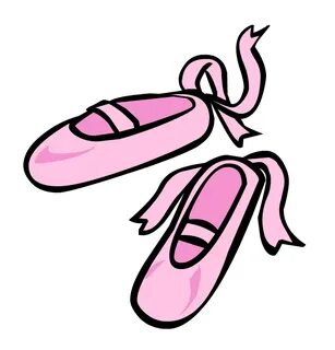 Ballet Shoes Clip Art drawing free image download