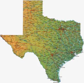 Entire Map Of Texas