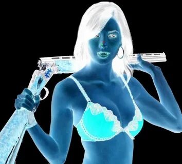 1. Stare at the red dot on the girl’s nose for 30 seconds...