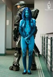 MC and Cortana Halo cosplay, Cortana cosplay, Cosplay outfit