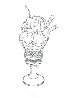 Milkshake Ice Cream Coloring Pages - Coloring Ideas
