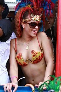 Rihanna Bikini Nip Slip Barbados Festival Photos Leaked TheS