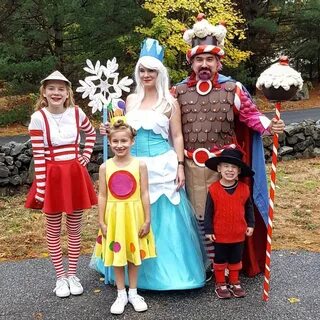 Homemade Candyland costumes my wife and I made for our favor