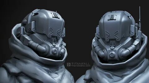 ArtStation - titanfall helmet