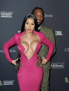 Ratchet Brunette Cardi B Shows Her Ridiculous Cleavage in HQ