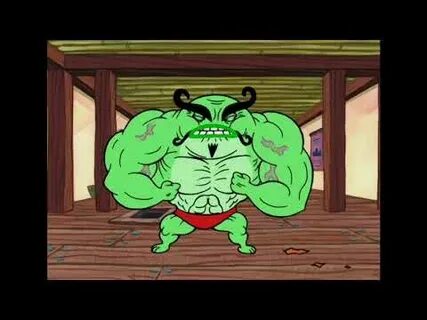 Sandy Cheeks Muscle Growth In 7 Languages - YouTube