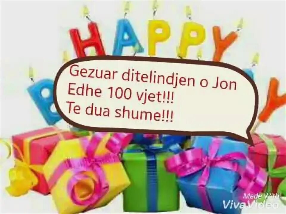 Gezuar Ditelindjen Joni!!! Te duam shume - YouTube