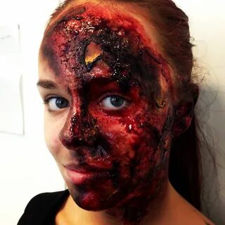 Burn makeup, Makeup, Halloween face makeup