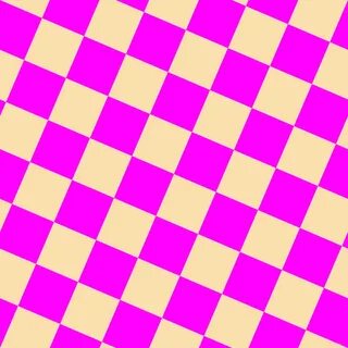 Peach-Yellow and Magenta checkers chequered checkered square