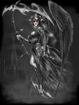 Fantasy People image by Kaylie Hatch Grim reaper drawing, Fe