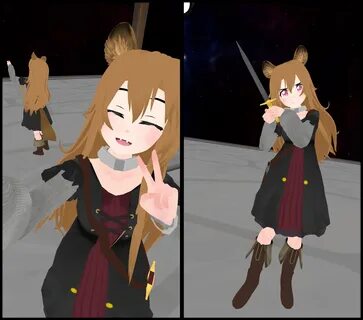 Raphtalia 4 Gestures Vrchat Supported Avatar Vrcmods - Mobil