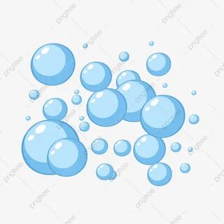 Blue Soap Bubbles Vector Collection Illustration, Blue Clipa