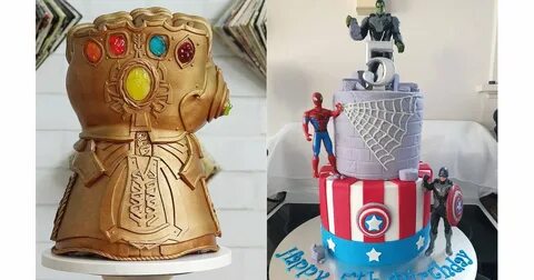 Infinity Gauntlet Avengers Cake Avengers Birthday Cake Ideas