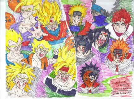 Dragon Ball Vs Naruto : Goku Vs Naruto Wallpapers - Wallpape
