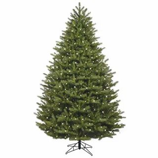 GE 7.5-ft Pre-lit Oakmont Spruce Artificial Christmas Tree w