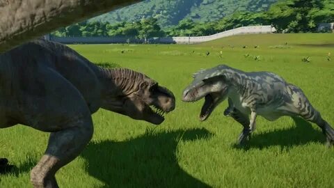 T-Rex VS Albertosaurus, Euoplocephalus, Acrocanthosaurus and