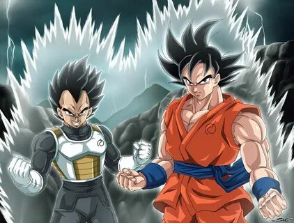 Goku and Vegeta DBZ Fukkatsu no F! Anime dragon ball super, 