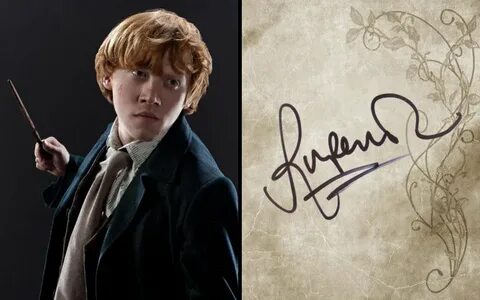 Как выглядят автографы актеров, сыгравших в "Гарри Поттере" 