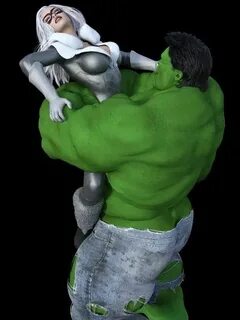 #Hulk #Fan #Art. (Hulk Hugs Black Cat 1) By: Daytimebear. ÅW