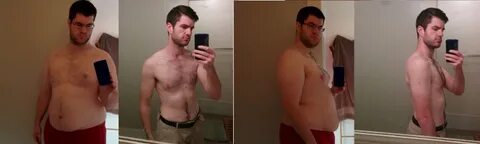 M/28/6'0" 330lbs 182lbs = 148lbs (24 months) Healthy BMI for