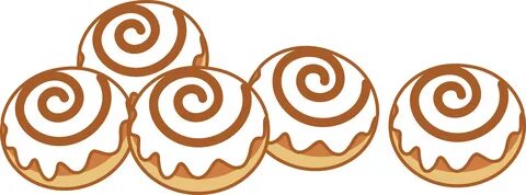 clip art cinnamon rolls - Clip Art Library