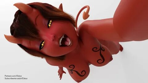 Eskoz 🔞 ar Twitter: "Renders of the new main Succubus character, for the next lo