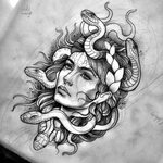 Loser Medusa tattoo, Hình xăm, Thiết kế hình xăm