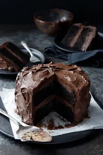 Ultimate Chocolate Cake with Fudge Frosting Love and Olive O