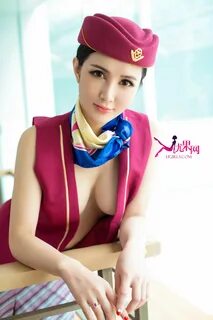 Sexy japanese air hostess