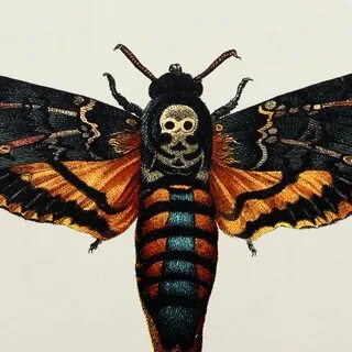 death-head-moth1.jpg (1018 × 1018) (With images) Death head 