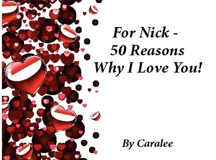 Reasons Why I Love You Book Ideas / Creative Fix: 52 Reasons
