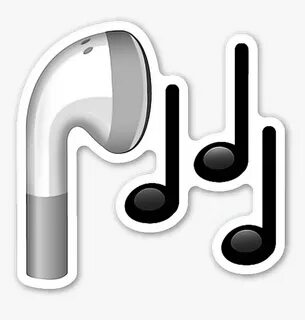 Tumblr Music Headphones - Stickers Tumblr Musica, HD Png Dow