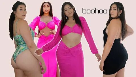 try on, boohoo haul, makeup, try on haul, huge clothing haul, summer ...