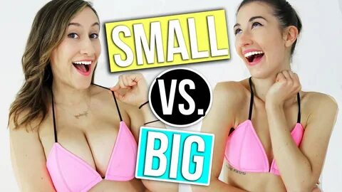 small versus big boobs. big boobs vs small in the summer feat. 