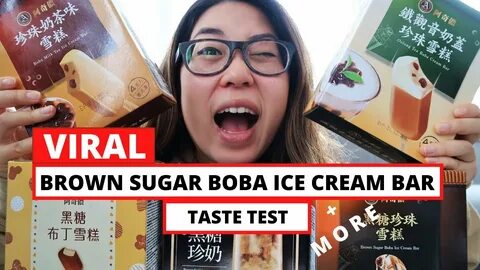 VIRAL BROWN SUGAR BOBA ICE CREAM BAR + MORE TASTE TEST (PART