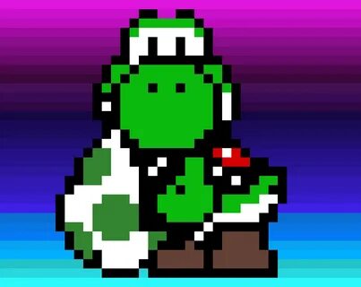 Pixilart - Yoshi pixel art by KittyKatKenzie2